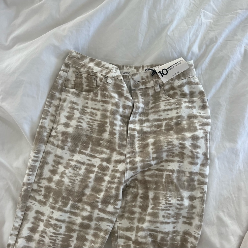 patterned denim jeans - Picture 3 of 4